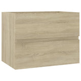 ZNTS Bathroom Furniture Set Sonoma Oak Engineered Wood 3071678