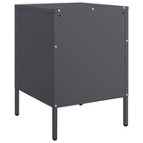 Bedside Cabinets 2 pcs Anthracite 36x39x50.5 cm Steel 842927