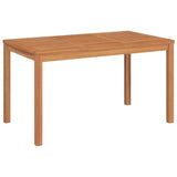 Garden Dining Set Teak Fine sanded teak hardwood Medium Durable 3157150