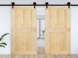 Door NARVIK Natural 90 x 210 cm Solid Pine Wood 42047091