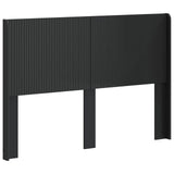 Headboard Black Engineered Wood 889596