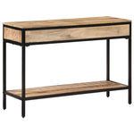 Console Table 100x35x70 cm Solid Rough Wood Mango 374077
