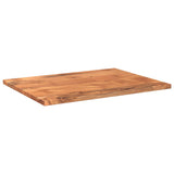 Table Top 70x60x2.5 cm Rectangular Solid Wood Acacia 370925