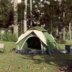 ZNTS Camping Tent Dome 3-Person Green Quick Release 4004177