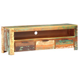 ZNTS TV Cabinet 119x30x41 cm Solid Reclaimed Wood 320208