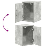 Garage Cabinets 2 pcs Concrete Grey Engineered Wood 3328263