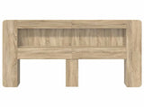 Headboard Cabinet with Storage Sonoma Oak Engineered Wood 8001275