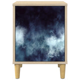 Bedside Cabinet RAALTE 2 pcs Sonoma Oak 36 x 33 x 50 cm 8007196