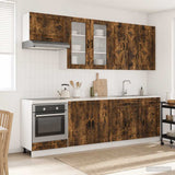 Kitchen Unit PORTO 8 pcs Smoked Oak Engineered Wood 3438178