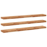 Floating Shelves 3 pcs 140x20x4 cm Oil Finished Solid Wood Acacia 3279597