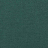 Corner Bed Frame with Headboard Dark green 100 x 200 cm Fabric 42016475