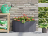 Planter Anthracite 60 x 30 x 35 cm Steel 883698