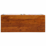 Shoe Cabinet with Door Brown 90 x 35 x 55 cm Solid Acacia Wood 4016513