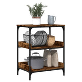 Kitchen Trolley Smoked Oak 60x41x80.5 cm Engineered Wood 842403