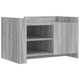 Coffee Table Grey Sonoma 80x50x50 cm Engineered Wood 848358