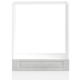 Oven Cabinet Porto Concrete Grey Engineered Wood 854001