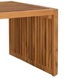Garden Side Table Brown 90 x 50 x 36 cm Solid Teak Wood 42006355