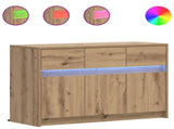 TV Cabinet 91 x 34 x 61 cm Artisan Oak Engineered Wood 8010329