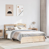 Bed Frame with Headboard without Mattress 140x200 cm 3305995