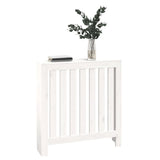 Radiator Cover White 79.5x19x84 cm Solid Wood Pine 822567