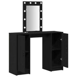 Dressing Table Black 102 x 33 x 135 cm Engineered Wood 865182