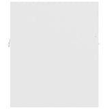 Sink Cabinet with Built-in Basin White Engineered Wood 3070811