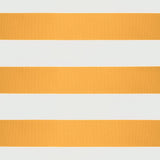 Retractable Awning Yellow and White 4x3 m Fabric and Aluminium 3154533