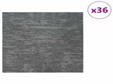 Carpet Tile Rock Grey 50 x 50 cm 36 pcs PP and Bitumen 42032485