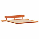 Bed Frame Brown 180 x 200 cm Wood 872391