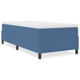 Platform Bed Frame Blue 90 x 200 cm Fabric 3337390