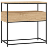 Console Table Sonoma Oak 75x40x75 cm Engineered Wood 834156