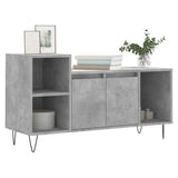 TV Cabinet Concrete Grey 100x35x55 cm Engineered Wood 831320