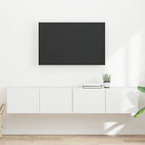 TV Wall Cabinet 2 pcs White 78.5 x 31 x 29.5 cm Engineered Wood 892210