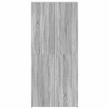 Shoe Cabinet with Shelf Grey 80 x 35.5 x 180 cm Engineered wood 3333841