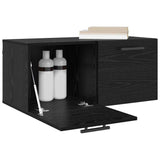 Wall Cabinet Black oak 80 x 36.5 x 35 cm Engineered wood 879560