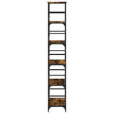 Bookshelf Smoked Oak 50x33x188.5 cm Engineered Wood 835281