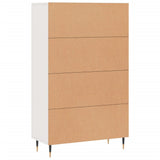 Highboard White 69.5x31x115 cm Engineered Wood 828212
