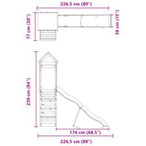 Outdoor Playset Solid Wood Douglas 3279152