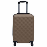 Hardcase Trolley Set 2 pcs Brown ABS 92433