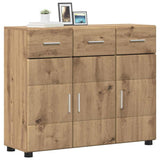 Sideboard with Shelf FLORIN Artisan Oak 88.5 x 30.5 x 73 cm 880320