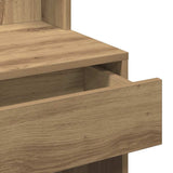 Dressing Table with LED Artisan Oak 60x40x140 cm 857000