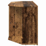 Corner LED TV Cabinet 100 x 40 x 50 cm Old Wood Engineered Wood 889803