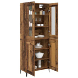 Highboard Old Wood 69.5 x 34 x 180 cm Engineered Wood 3403580