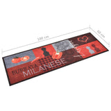 Kitchen Carpet Washable Tomatoes 60x180 cm 315977