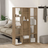 Room Divider/Book Cabinet Artisan Oak 100x24x140 cm Engineered Wood 855843