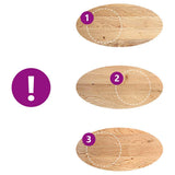 Table Top 120x60x4 cm Solid Wood Oak Oval 4009043