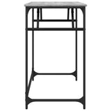 Desk Grey Sonoma 100x45x76 cm Engineered Wood and Powder-coated Steel 842269