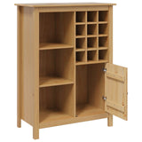 Wine Cabinet HILL Honey Brown 79.5 x 40 x 107.5 cm 42025037