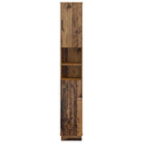 Bathroom Cabinet with Open Shelf HOORN Old Wood 897263
