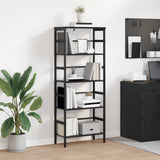 Bookshelf Black Oak 60 x 29.5 x 149 cm Engineered Wood 883928